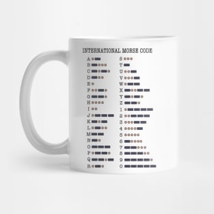 International Morse Code Mug